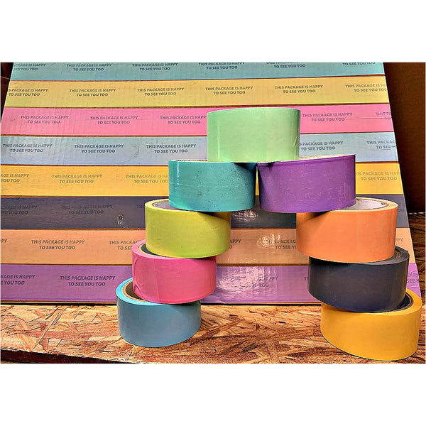 Single Roll of Our Premium Hot Melt Colored Tapes Limited Edition Pastels (2" x 150 ft)